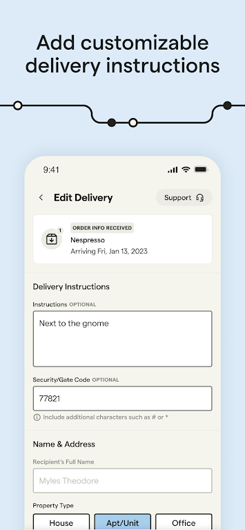 Veho - Manage your deliveries Zrzut ekranu 4