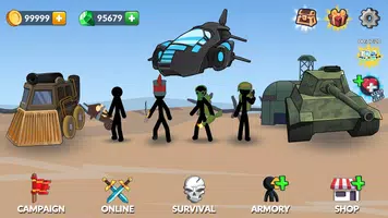 Age of Stickman Battle of Empires Ảnh chụp màn hình 1