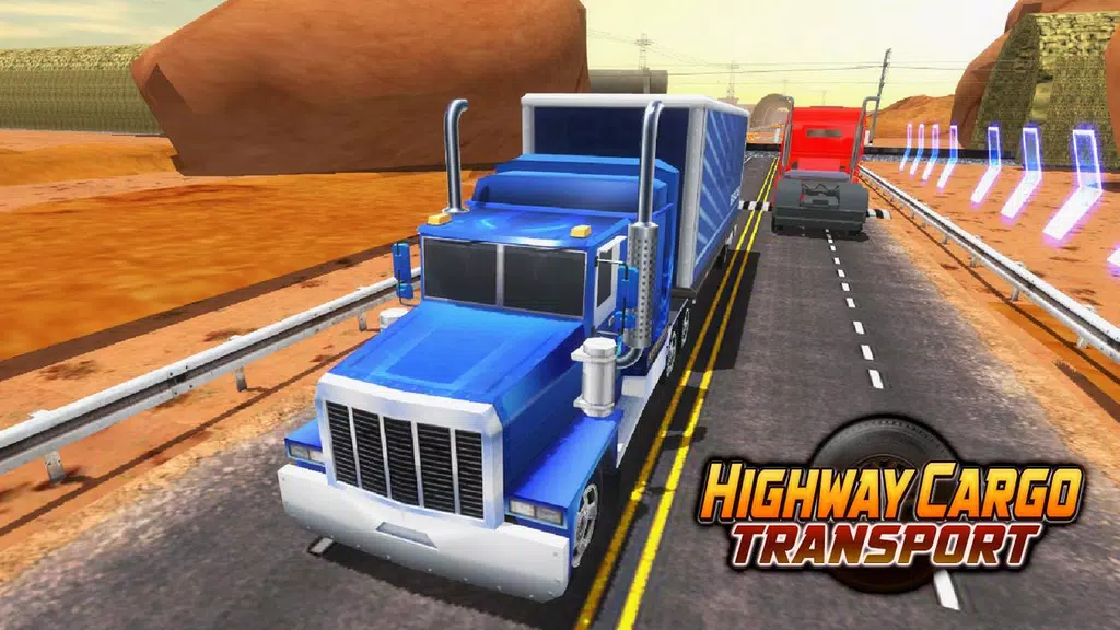 Highway Cargo Truck Simulator 스크린샷 1