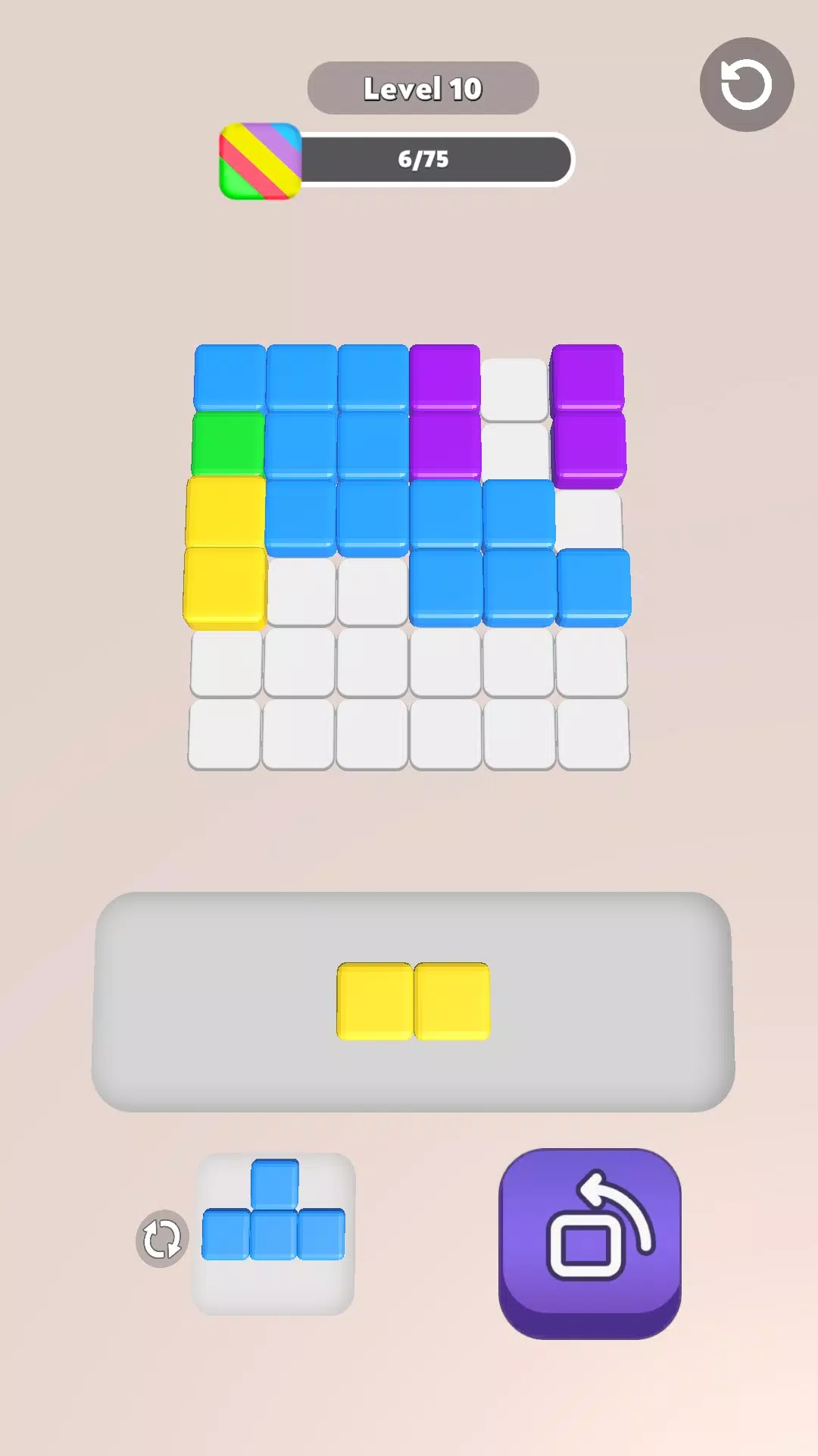 Block Puzzle 3D ဖန်သားပြင်ဓာတ်ပုံ 1