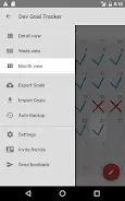 Goal & Habit Tracker Calendar Capture d'écran 4