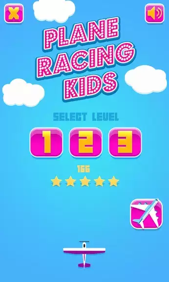 Plane Racing Game For Kids Ekran Görüntüsü 1