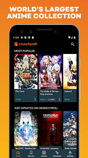 Crunchyroll Tangkapan skrin 1