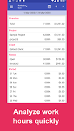 Work Log: Timesheet & Invoice Zrzut ekranu 4