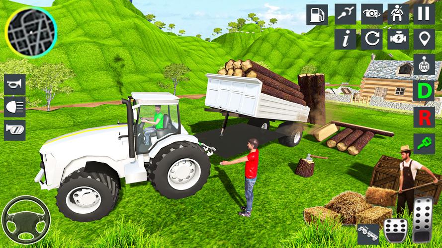 Tractor Driving Tractor Game Screenshot 3