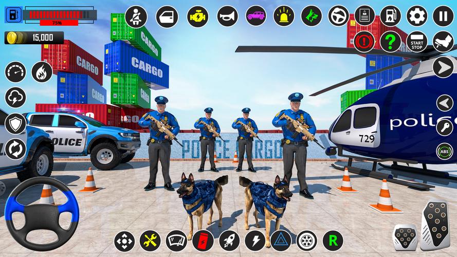 US Police-Car Transport Trucks 스크린샷 3