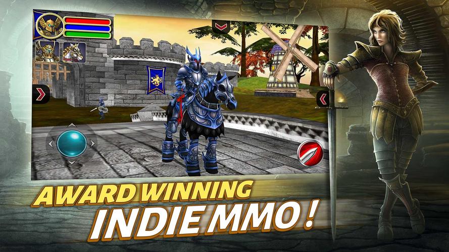 Sherwood Dungeon 3D MMO RPG Capture d'écran 1