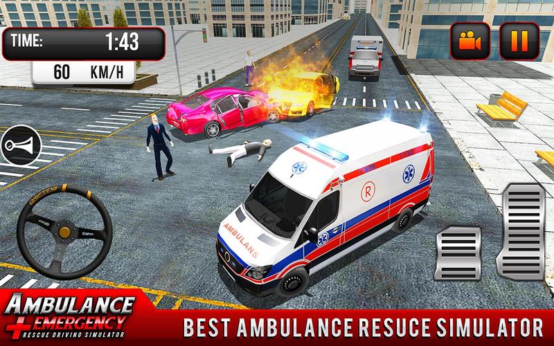 911 Ambulance City Rescue Game 스크린샷 3