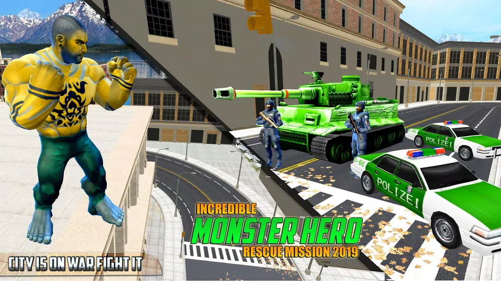 Incredible Monster Superhero Crime City 2018 スクリーンショット 4