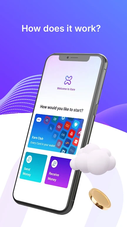 Xare - Share Debit,Credit card Скриншот 3