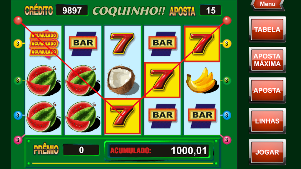 Schermata Caça Níquel do Coquinho 2