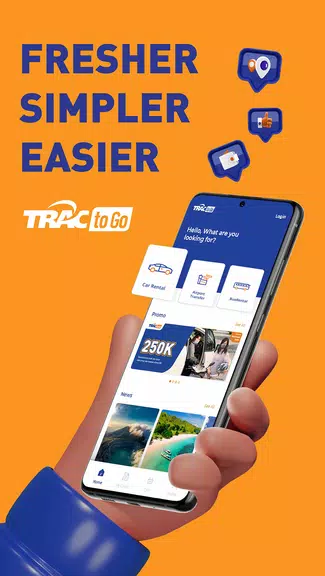 TRACtoGo: Rental Mobil & Bus スクリーンショット 1