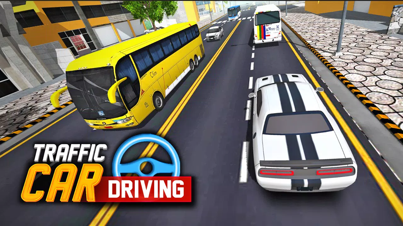 Traffic And Car Driving - Sim Schermafbeelding 1