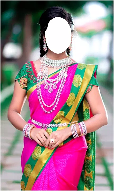 South Indian Women Saree Photo Captura de tela 4