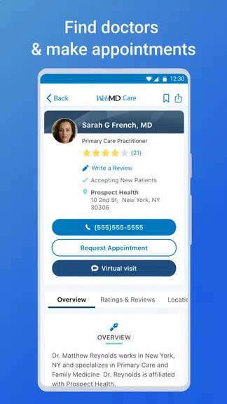 WebMD: Symptom Checker ภาพหน้าจอ 2