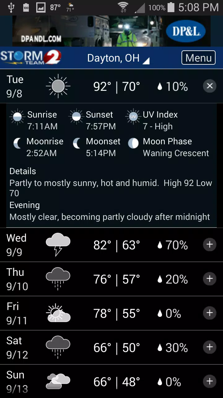 WDTN Weather Ảnh chụp màn hình 3