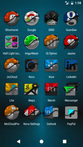 Half Light Icon Pack ภาพหน้าจอ 3