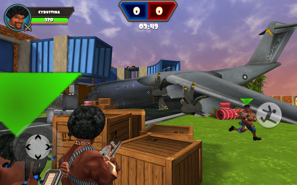 Airport Clash 3D - Minigun Sho ဖန်သားပြင်ဓာတ်ပုံ 2