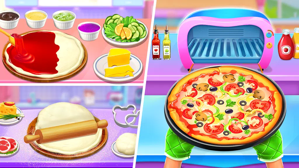 Pizza Maker Food Cooking Games स्क्रीनशॉट 2