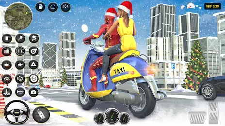 Superhero Bike Taxi Bike Games ภาพหน้าจอ 2