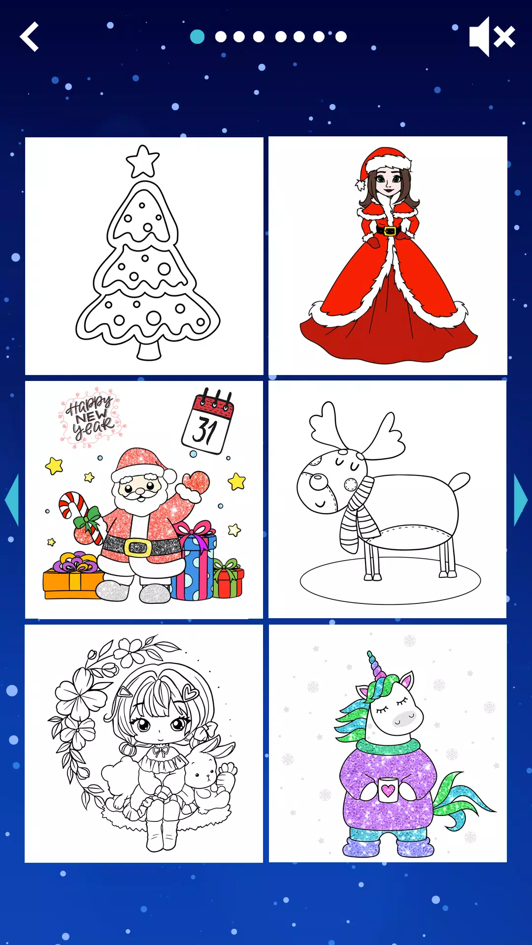 Christmas kids coloring ภาพหน้าจอ 3