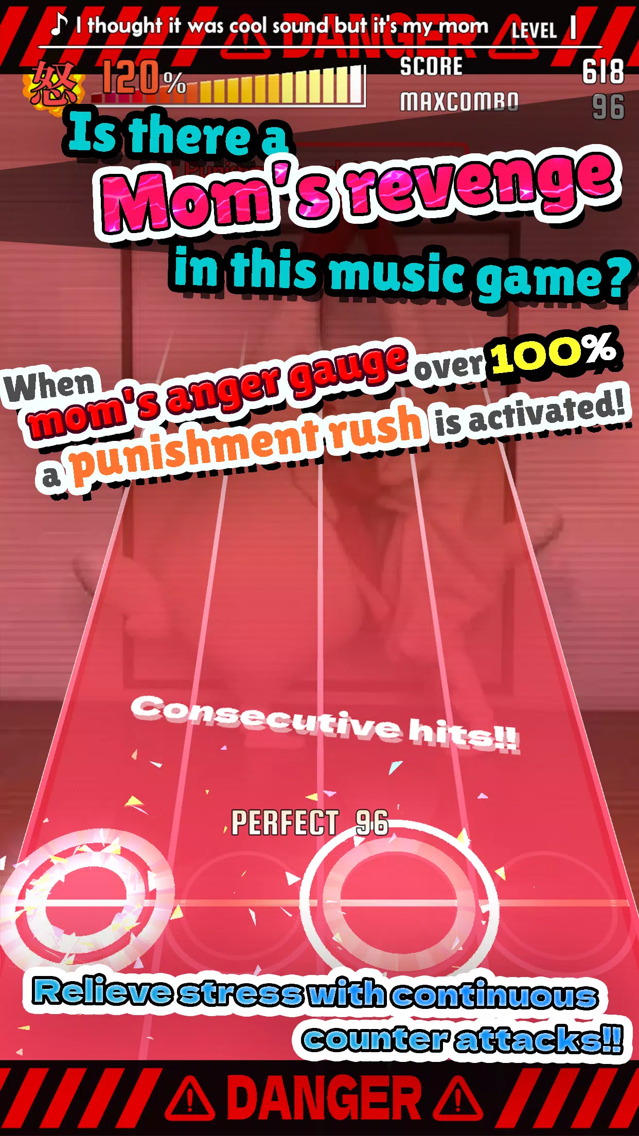 ChickenMom's rhythm game Screenshot 2