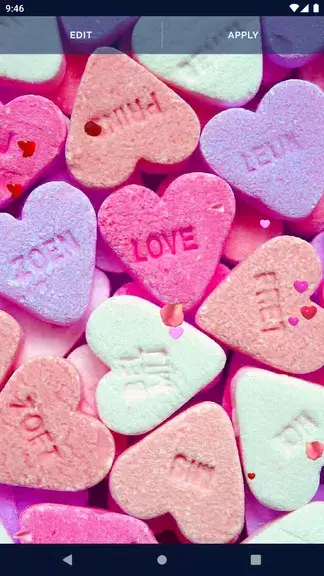 Love Hearts Live HD Wallpaper Скриншот 4