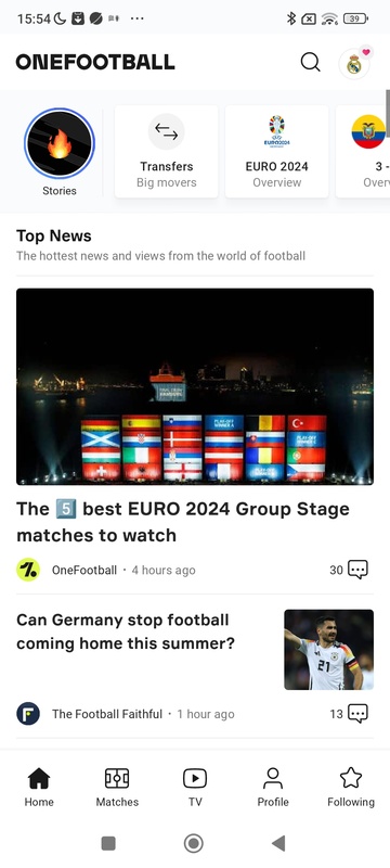 OneFootball - Football news应用截图第3张