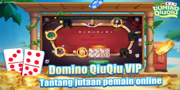 Domino QiuQiu Gaple VIP” /></p>
<h2>立即在 Android 上享受 Domino QiuQiu Gaple VIP APK</h2></li></ul><p>在一个充满活力的大厅中体验多种游戏的快感，从经典的 Domino QiuQiu 到激烈的德州扑克等等。每天都有奖励，邀请顶尖玩家挑战，还有机会成为终极扑克王，现在就是投入其中的最佳时机。立即下载Domino QiuQiu Gaple VIP并加入激动人心的行列！</p>
<h2>Domino QiuQiu VIP 1.6.3 更新</h2><p><strong>更新公告</strong></p>
<ol><li>解决一些问题；</li><li>丰富游戏体验；</li><li>更新游戏，玩游戏更流畅。</li></ol>