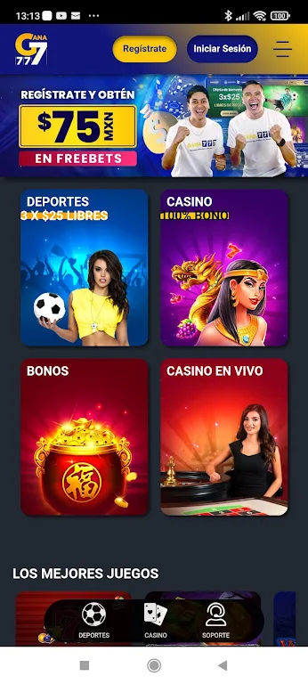 Gana777 Apuestas y Casino应用截图第1张