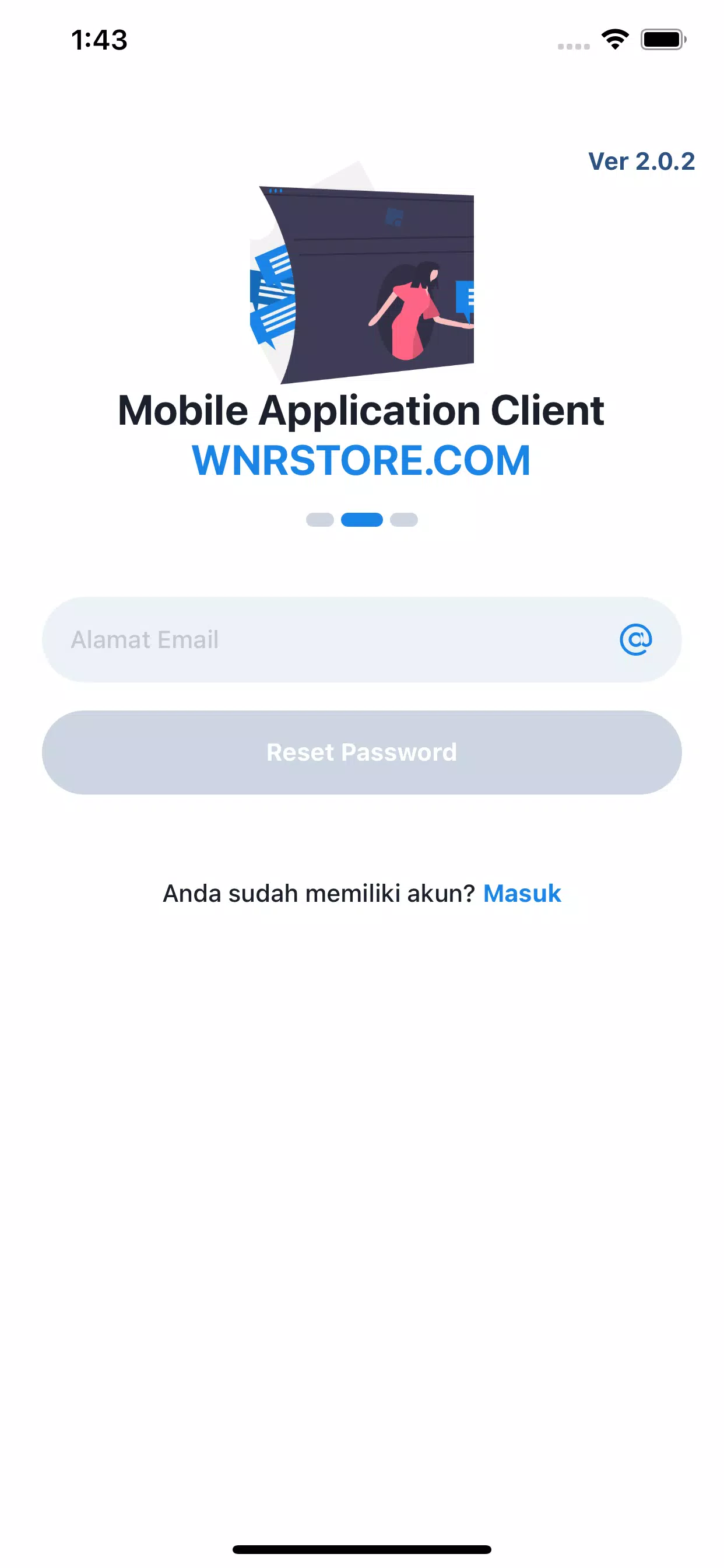 Schermata WNRStore Mobile - Jasa SMS OTP 2