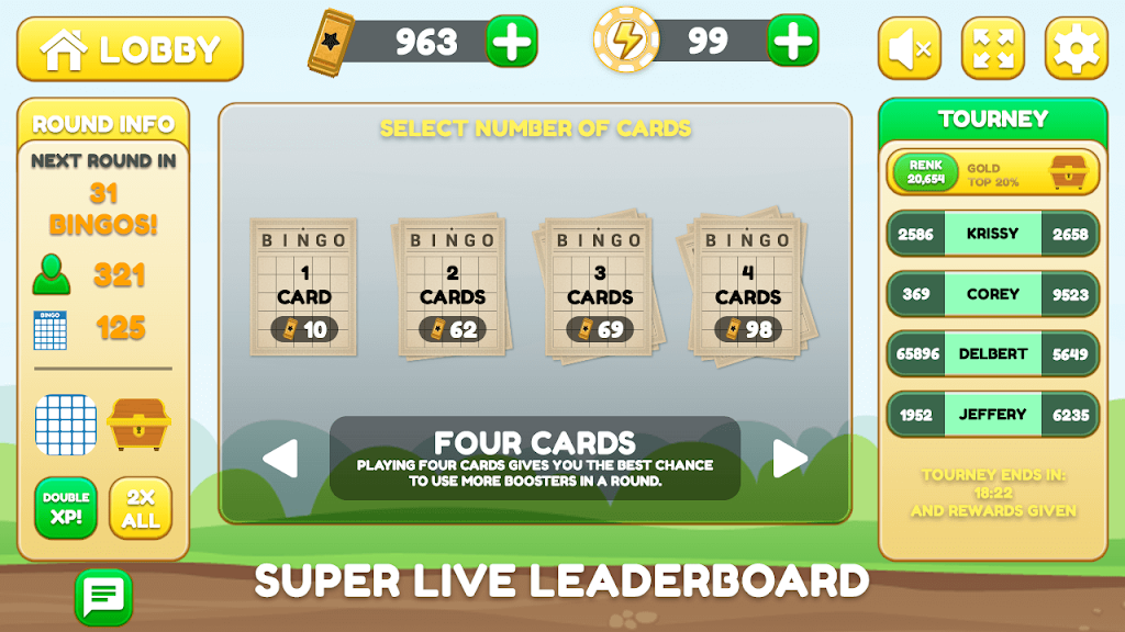 Bingo King-Free Bingo Games-Bingo Party-Bingo Captura de pantalla 1