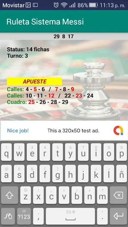 Roulette Messi System Captura de pantalla 4