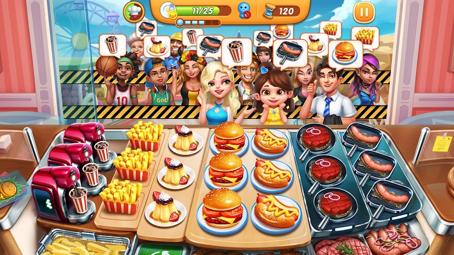 Cooking City: Restaurant Games ဖန်သားပြင်ဓာတ်ပုံ 1