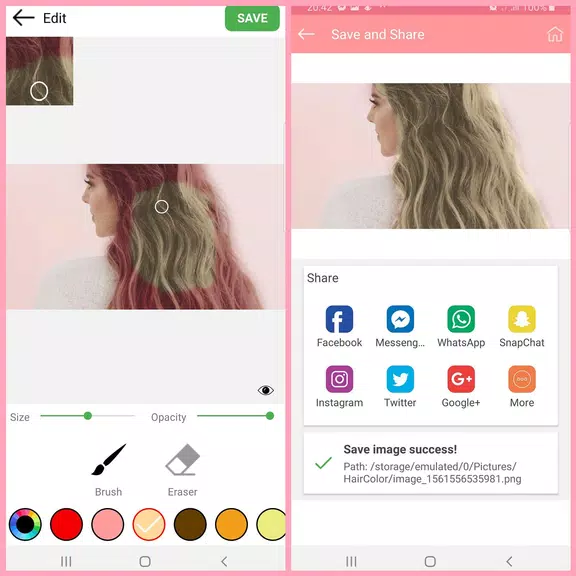 Hair Color Changer - Hair Dye应用截图第2张