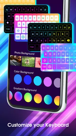 Neon LED Keyboard - 디자인키보드 스크린샷 4