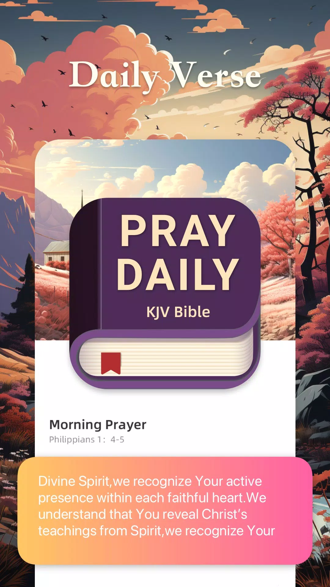 Pray Daily:KJV Bible應用截圖第1張