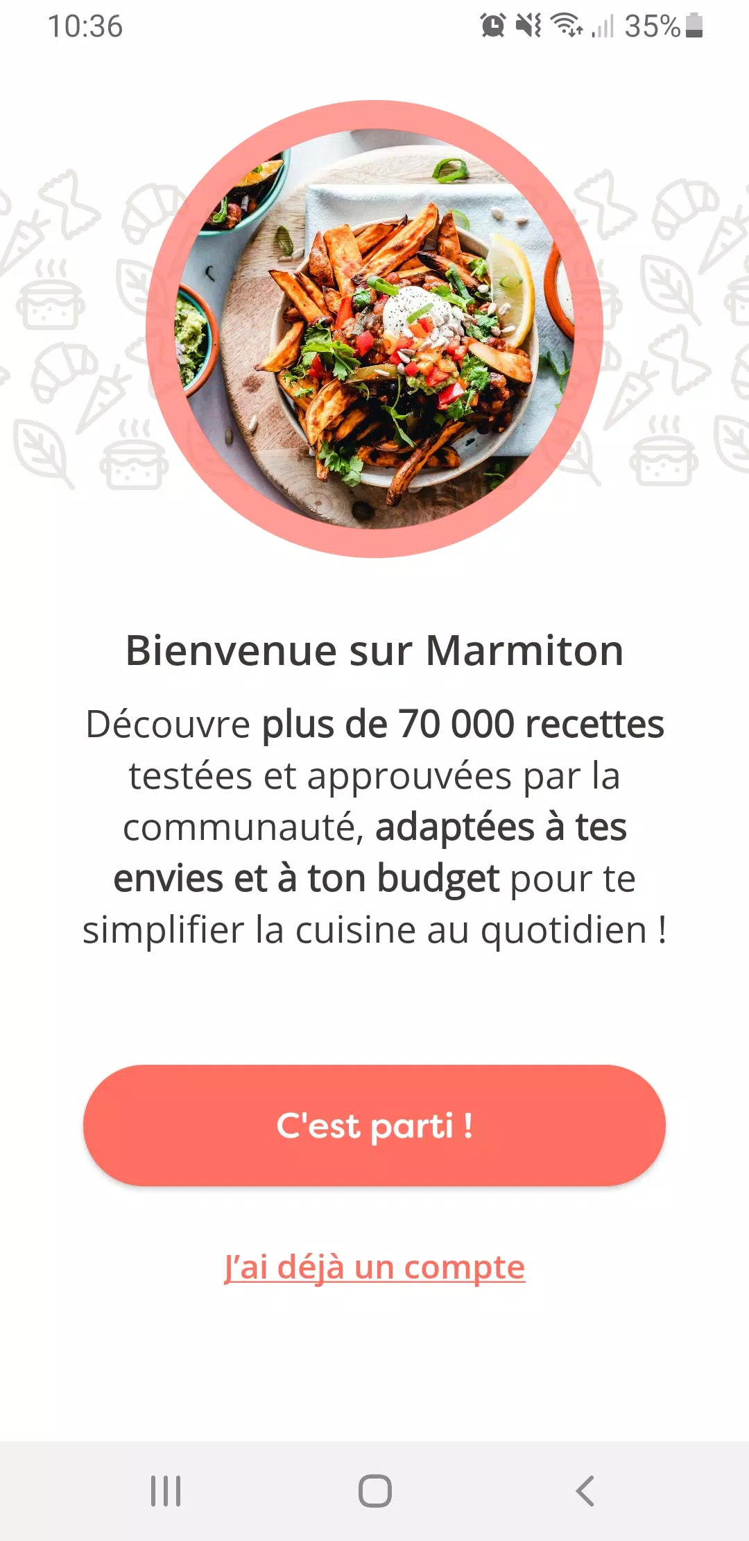 Marmiton, recettes de cuisine ဖန်သားပြင်ဓာတ်ပုံ 1