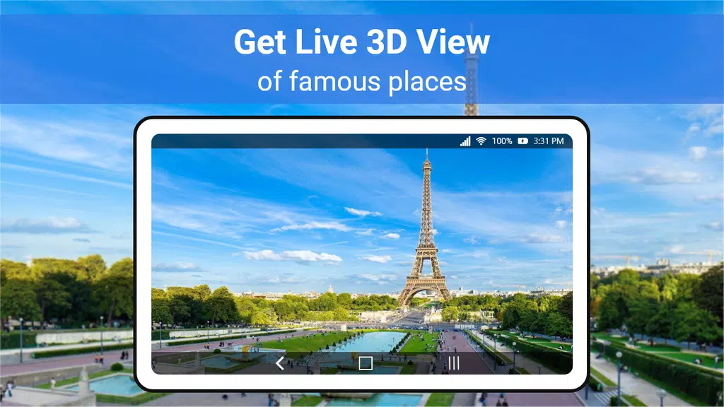 Live Earth Map - World Map 3D ဖန်သားပြင်ဓာတ်ပုံ 3