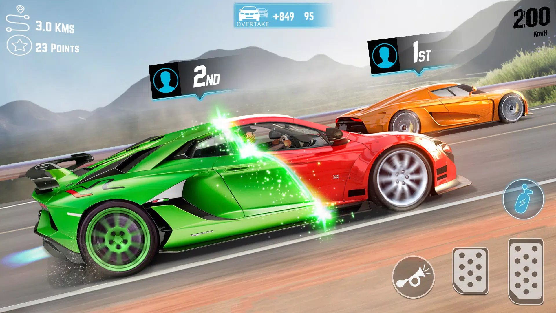 Real Highway Car Racing Game ဖန်သားပြင်ဓာတ်ပုံ 2