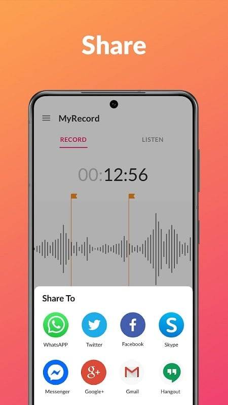 Voice Recorder & Voice Memos Captura de tela 1