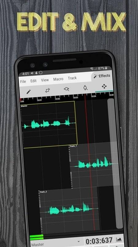 WaveEditor Record & Edit Audio Скриншот 2