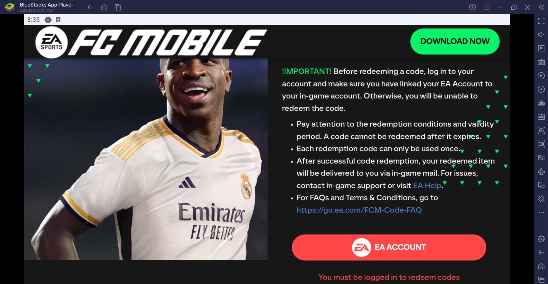 EA SPORTS FC™ Mobile Soccer Redeem Codes