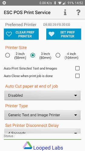 ESCPOS Bluetooth Print Service স্ক্রিনশট 1