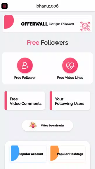 Get fans for tik likes tok - likes & followers应用截图第2张