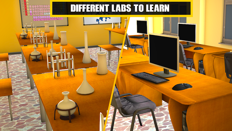 Schermata High School Girl Game: New Family Simulator 2021 2