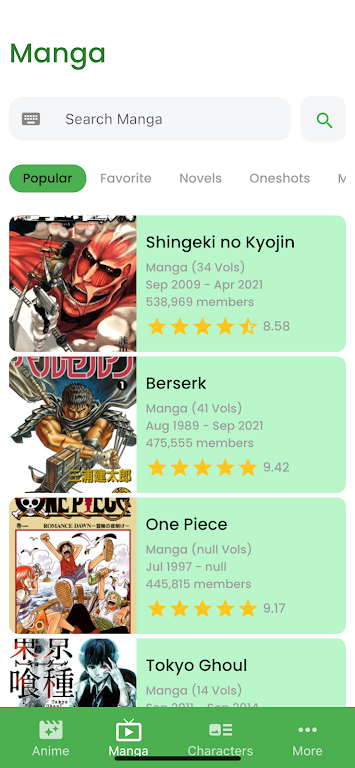 9Anime and Manga Tangkapan skrin 2