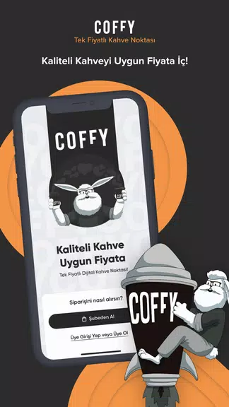 Coffy - Kahve Siparişi Ekran Görüntüsü 1