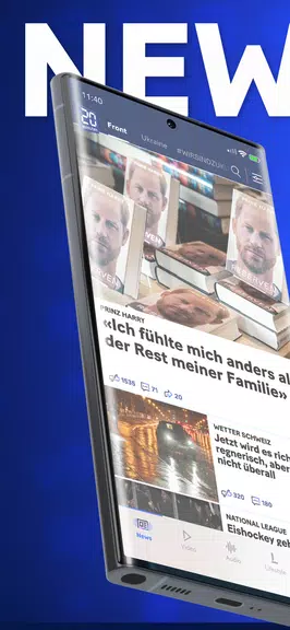 20 Minuten - Nachrichten Zrzut ekranu 1