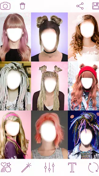 Girls Hairstyles Zrzut ekranu 2